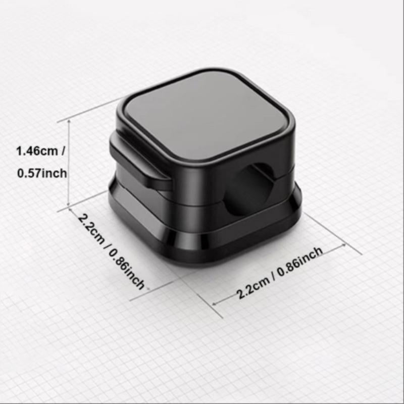 Cable Organizer, 3Counts Multifunctional Magnetic Cable Holder, Cable Management Clip, Cable Organizer for Home and Office Use, Desk Accessories, Home Decor