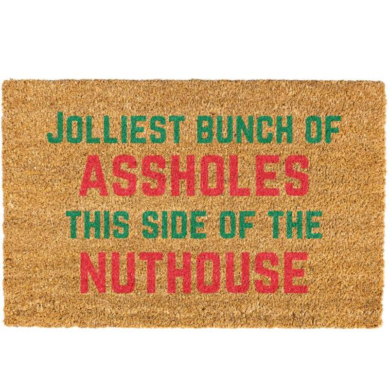 Christmas Doormat, It'S Merry AF in Here, Welcome Mat, Funny Door Mat, Holiday Doormat, Christmas Decor, Christmas Decorations