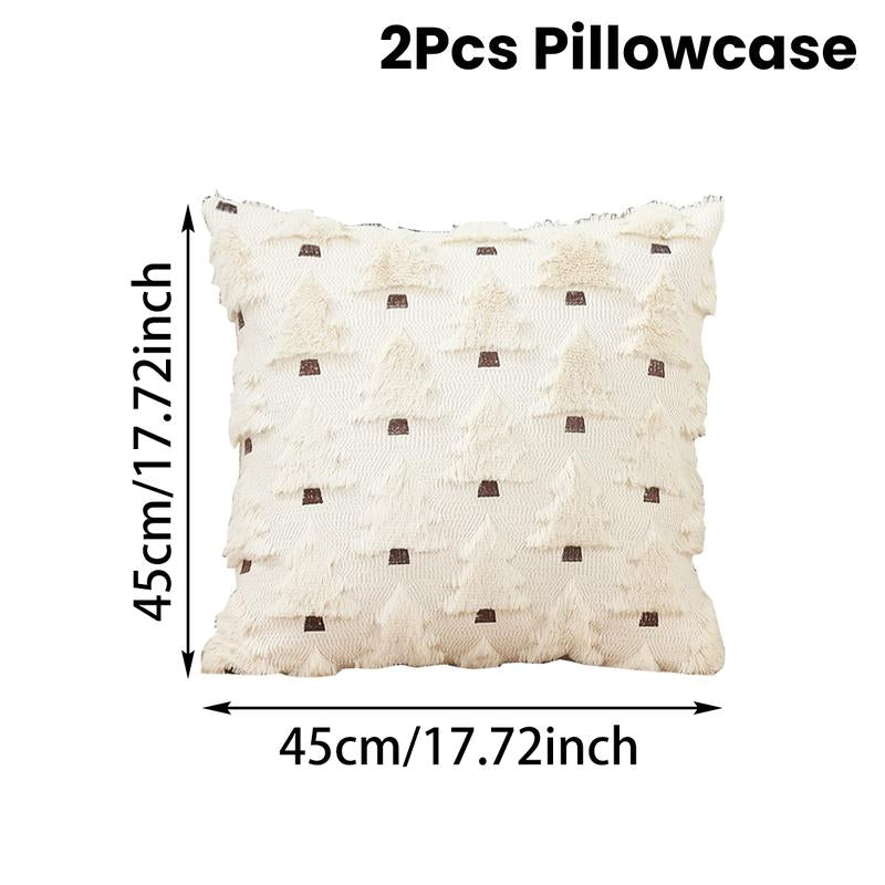 4Pcs Set of 18X18 Inch Christmas Throw Pillow Covers, Winter Holiday Cushion Case Decoration, Snowman&Christmas Tree Designs, Zipperclosure,Linen,Merry Christmas Decor 2025 for Home, Couch, Sofa, Living Room – No Inserts Included