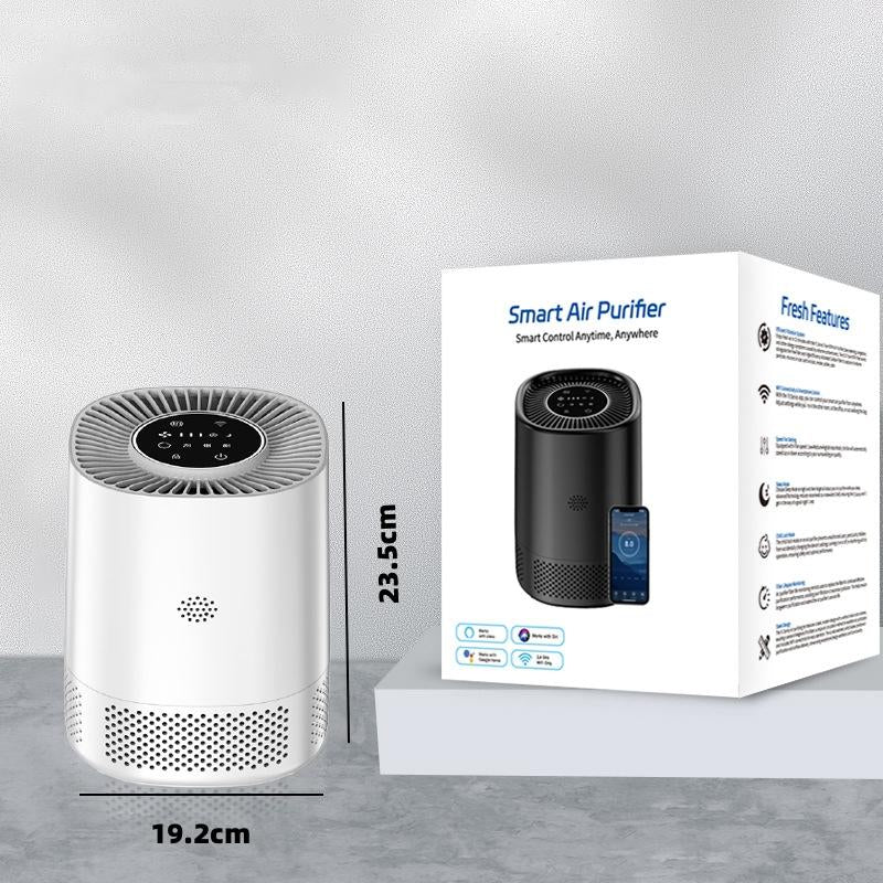 Air Purifier for Home Allergies Pets Hair in Bedroom, Covers up to 1095 Ft² by 45W High Torque Motor, 3-In-1 Filter with HEPA Sleep Mode, Remove Dust Smoke Pollutants Odor, Core300-P, White Cleaner Household Appliances Couples Gift Bridesmaid Gifts