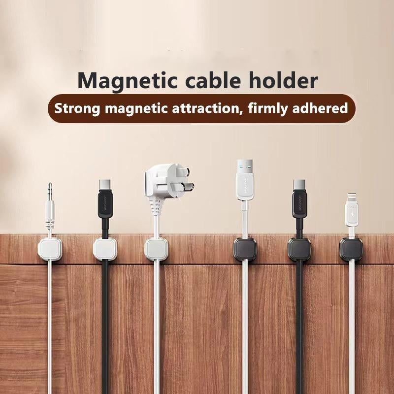 Cable Organizer, 3Counts Multifunctional Magnetic Cable Holder, Cable Management Clip, Cable Organizer for Home and Office Use, Desk Accessories, Home Decor