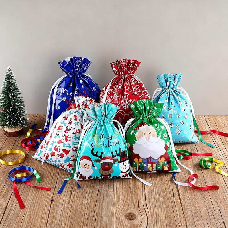 Kringle Express 55-Piece Festive Holiday Gift Bags & Tags Set