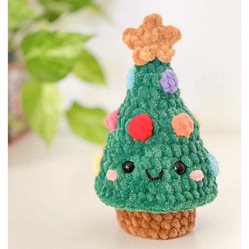 Christmas Tree Crochet, Amigurumi Crochet, Crochet Plushie (Handmade Goods Will Be Made by Hand so the Production Time Will Be a Little Longer)