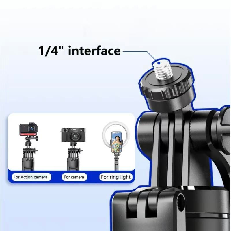 67" Phone Tripod ,Phone Holder for Iphone/Android & Selfie Stick,Upgraded Stand,Suitable for Home and Travel, Travel-Friendly & Stable Cellphone Smartphone