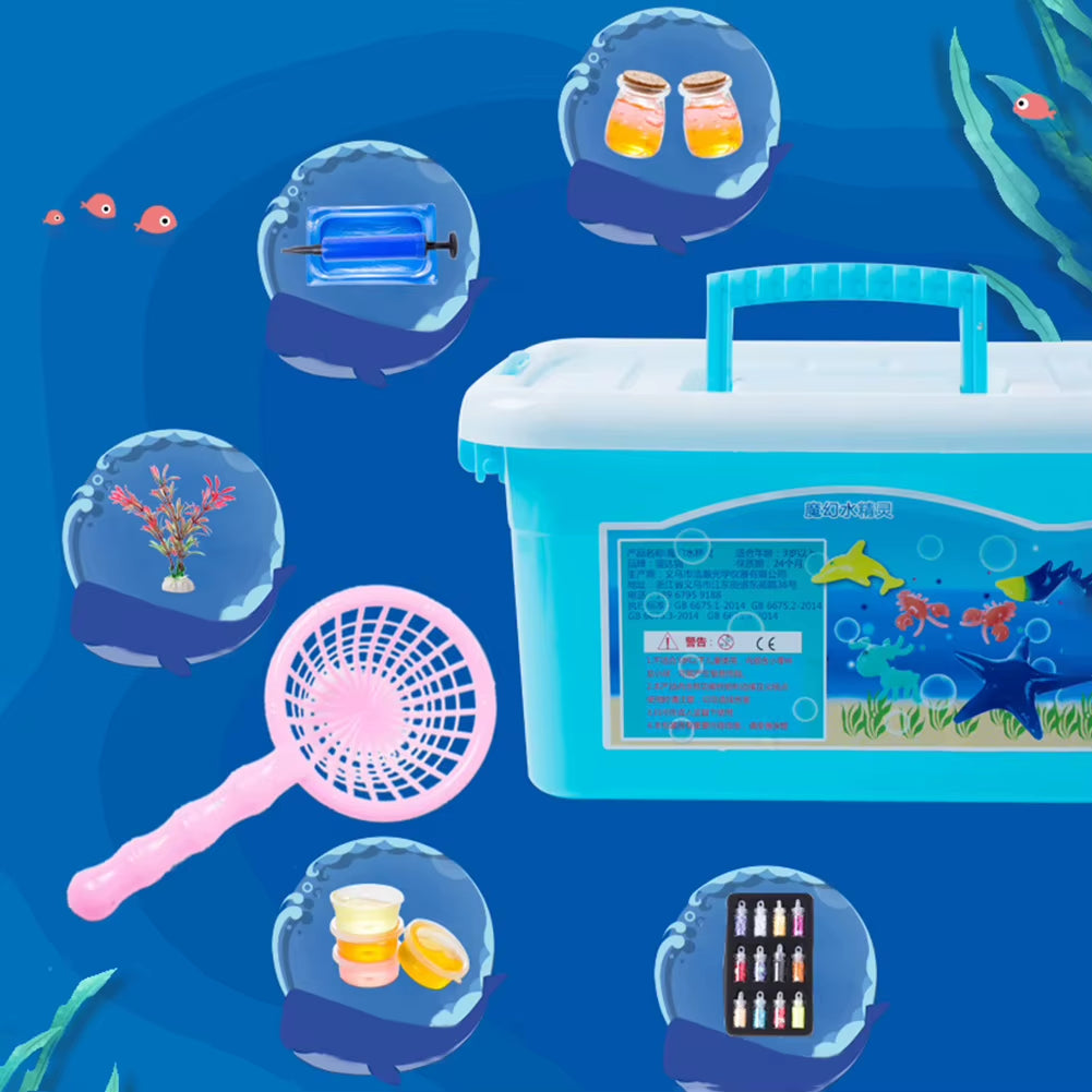 Magic Water Elf Toy Kit Water Fairy Water Gel Kit Handmade Water Toy Birthday Christmas Gifts for Kids Party Favors